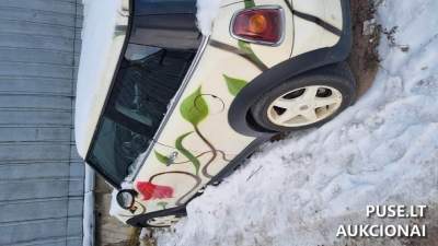 Mini Cooper automobilio aukcionas Vilniuje nuo 369 EUR - Keleivinis automobilis su defektais