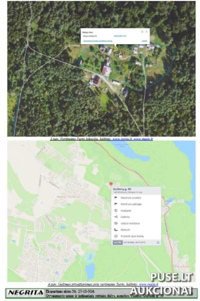 Gyvenamasis namas Vilniuje, Gulbinų g. 50, parduodamas už 6152 EUR pradinę kainą