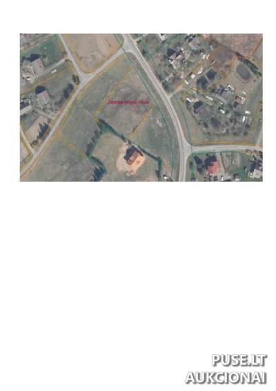 Parduodamas 0.27 ha žemės sklypas Joniškio miestelyje, Arino g. 1B, pradinė kaina 5880 EUR