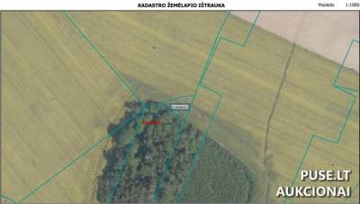 Parduodamas žemės ūkio paskirties sklypas Pasvalio r. sav., Nokonių k. 0.0183 ha už 120 EUR