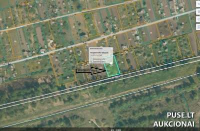 Žemės ūkio paskirties sklypas Akmenės rajone Naujojoje Akmenėje 1465 EUR