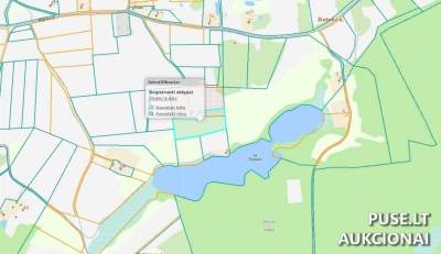 1.64 ha žemės ūkio paskirties sklypas Trakų rajone, Raipolio kaime, pradinė kaina 20300 EUR