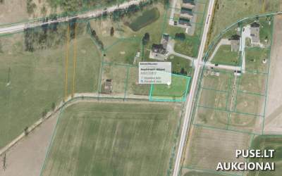 Žemės sklypas Mažeikių rajone, Reivyčių kaime, gyvenamajai statybai, 6960 EUR