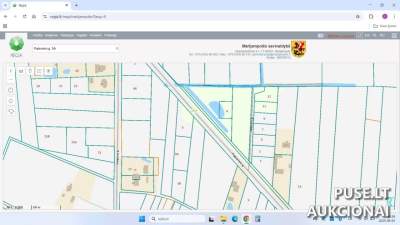 Žemės sklypo dalis Marijampolės sav. Narto k. aukcionas nuo 4000 EUR