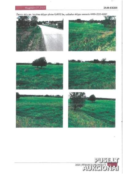 Žemės ūkio paskirties sklypo dalis Vilniaus rajone (Dusinėnai) nuo 201 EUR