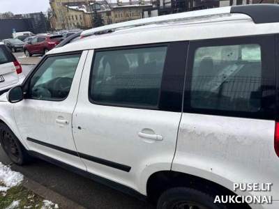 Škoda Yeti 2015 dyzelinis automobilis pradenant nuo 1410 EUR aukcione