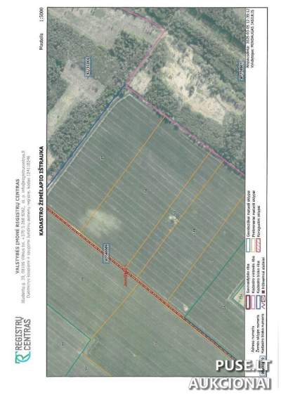Žemės ūkio paskirties sklypas Joniškio rajone, Žmirklių kaime, 12.17 ha, pradinė kaina 66400 EUR