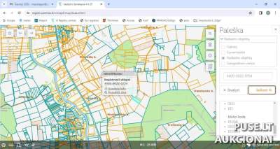 Parduodamas 4.92 ha žemės ūkio sklypas Pasvalio rajone, Medomiškio kaime, pradinė kaina 59050 EUR