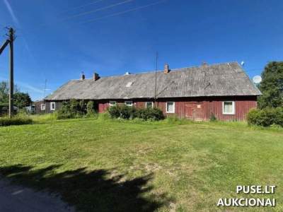 Mažo ploto butas Telšių rajone, Dūseikių kaime, pradinė kaina 120 EUR