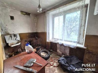 Parduodamas butas su ūkiniu pastatu Širvintų rajone, Alyvų g. 8-3, pradinė kaina 3780 EUR