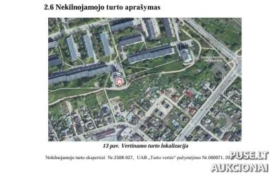 Butas Jonavoje, Kosmonautų g. 34, pradinė kaina 15040 EUR, Antstolių vykdomosios varžytynės