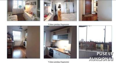 2 kambarių buto 1/3 dalis su rūsiu Klaipėdoje, Birutės g. 15, pradinė kaina 17920 EUR