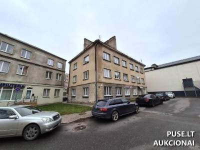1/2 Sandėlio dalies aukcionas Telšiuose, Sinagogos g. 2A, pradinė kaina 24470 EUR