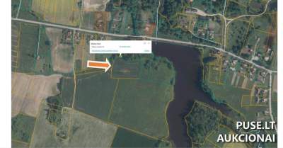 Parduodamas 1/6 žemės sklypo dalis Ukmergės r. Virkščių kaime, pradinė kaina 512 EUR