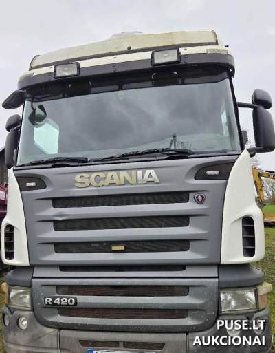 Krovininis automobilis SCANIA R420 (2006 m.) aukcione pradinė kaina 12000 EUR