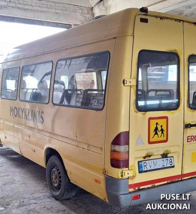 Autobusas Mercedes Benz Sprinter 308 parduodamas viešame aukcione nuo 300 EUR Alytaus rajone