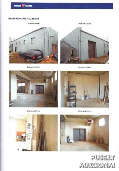 Pramoninės paskirties pastatas Dizelinė Šiauliuose 243 kv.m. 90000 EUR