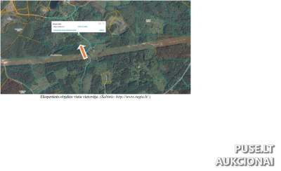 Žemės ūkio paskirties žemės sklypo dalis (5/8) Zarasų r. sav., Paskardiškio k. aukcionas nuo 4875 EUR