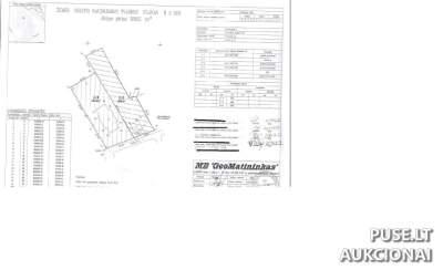 Žemės sklypo dalies (217/941) aukcionas Švenčionių r. sav., Pabradės m., Lauko g. 31, pradinė kaina 1600 EUR