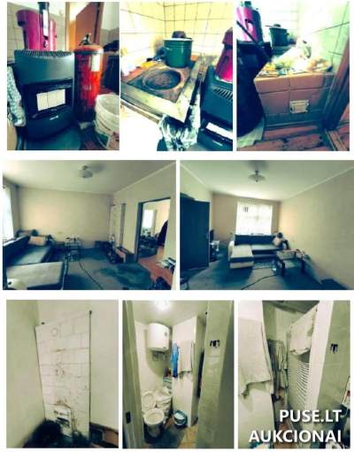 3 kambarių 41.52 kv.m butas Kybartuose, Dariaus ir Girėno g. 22-1, pradinė kaina 4000 EUR