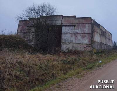 Sandėlis Elektrėnų savivaldybėje, Lingių k. 11A, 435 kv.m, pradinė kaina 13731 EUR