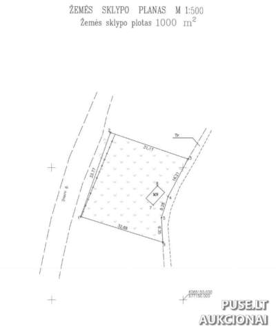 Dujų reguliavimo punktas su 0.10 ha sklypu Vilniaus rajone, Buivydiškių k. pradinė kaina 34000 EUR