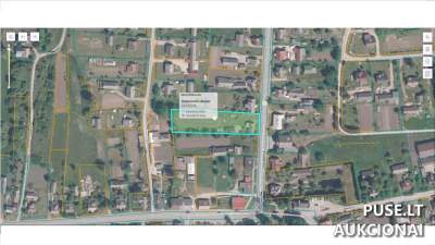 1/2 dalis žemės sklypo Radviliškio rajone, Grinkiškyje, 2431 EUR pradinė kaina