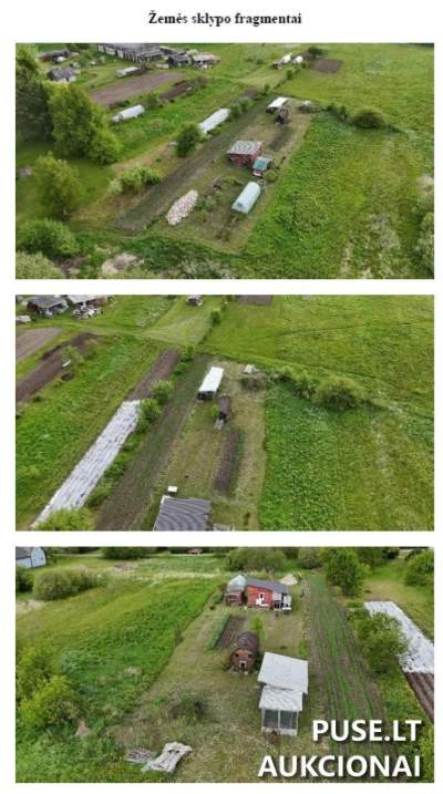 Parduodamas 0.08 ha žemės ūkio paskirties sklypas Širvintų rajone, Šešuolėlių II kaime, pradinė kaina 2400 EUR