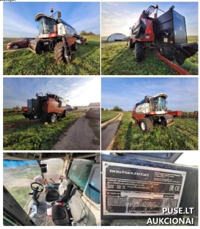 Javų kombainas Rostselmash Vector 420 2015 m. parduodamas aukcione nuo 24000 EUR