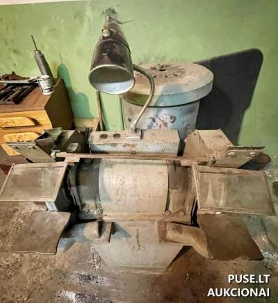 Metalinių šlifavimo staklių pardavimas aukcione, pradinė kaina 300 EUR