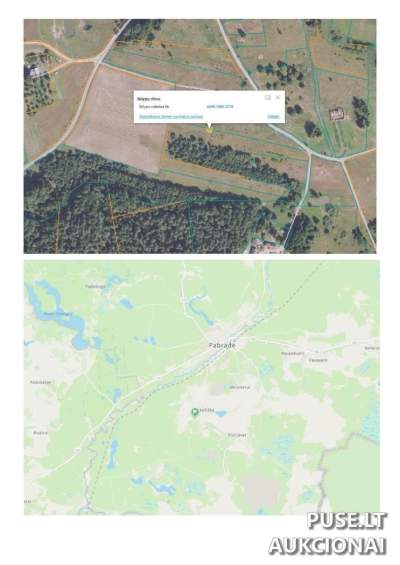 1.12 ha žemės ūkio paskirties sklypas Švenčionių rajone, Karkažiškės kaime - pradinė kaina 2100 EUR