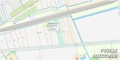 Pramoninis sklypas Pakruojo rajone, Jovarų kaime, 0.52 ha, pradinė kaina 10800 EUR