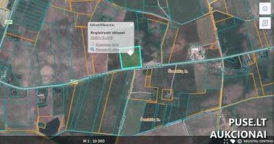 Žemės ūkio sklypas Klaipėdos rajone, Žagarų kaime, 3.9330 ha, pradinė kaina 13200 EUR