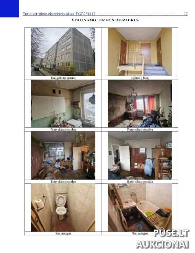 Butas Vilniuje, Žėručio g. 22, su hipoteka, pradinė kaina 92000 EUR