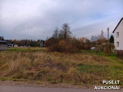 Žemės sklypas Utenoje, Atgimimo g. 35, parduodamas pradiniu 16350 EUR kainos aukcionu