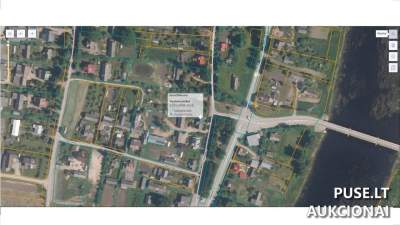 Dalinė gyvenamojo namo 47/100 dalies pardavimas Pasvalio r. Saločių miestelyje, pradinė kaina 1463 EUR