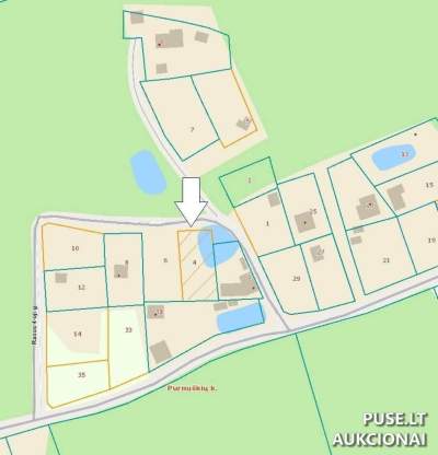 Žemės ūkio paskirties sklypas Vilniaus rajone, Purnuškių k., 9840 EUR