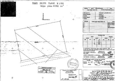 Parduodamas 0.4066 ha žemės sklypas Panevėžio rajone, Rėklių kaime, Vlado Kuzmos g. 19, pradinė kaina 4134 EUR