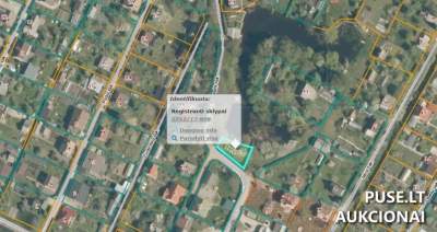 Žemės ūkio sklypas Klaipėdos rajone, Žiaukų kaime, Kadagių tak. 11B, pradinė kaina 2400 EUR