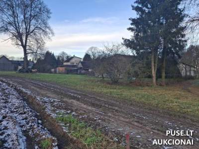 Valstybinės žemės sklypo aukcionas Šakių r. Kaimelio k. Vilties g. 3B, pradinė kaina 1104 EUR