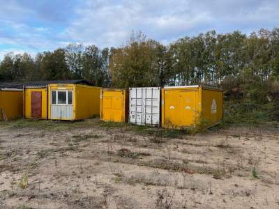 Statybiniai nameliai-konteinerinės patalpos Šiauliuose pigiai, pradinė kaina 11000 EUR