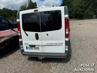 Keleivinis mikroautobusas Opel Vivaro 2007m. Šiauliuose, pradinė kaina 1500 EUR
