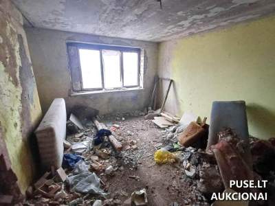 Parduodamas 46.22 kv.m butas Radviliškio rajone, Kubiliūnuose, pradinė kaina 400 EUR