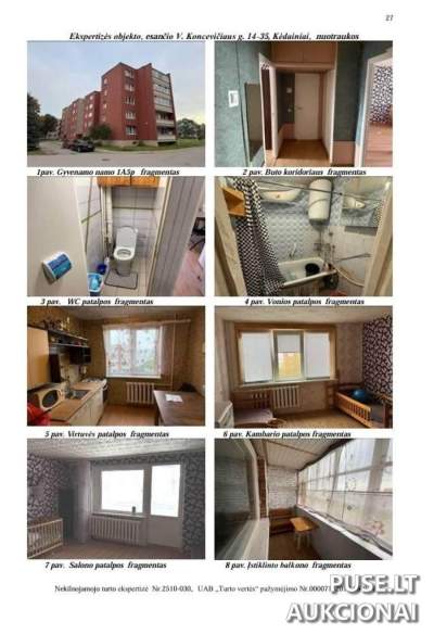 Butas Kėdainių r., Pelėdnagių k., V. Koncevičiaus g. 14, 34720 EUR pradinė kaina, antstolių varžytynės