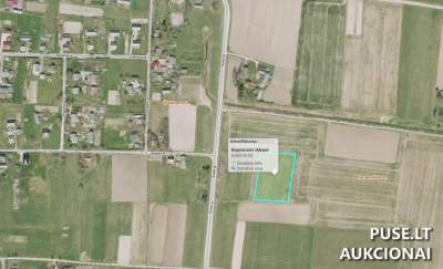 Žemės ūkio paskirties sklypas Mažeikių rajone, Sugaudžių kaime, 0.5334 ha, 1696 EUR pradinė kaina