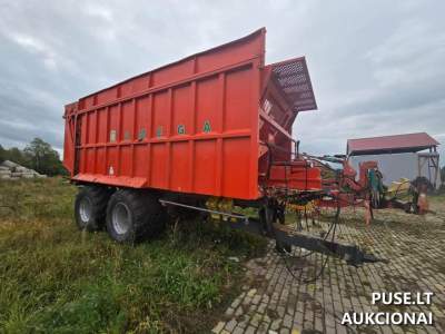 Traktoriaus puspriekabė Umega PI20 Klaipėdos r. sav. 16800 EUR aukcione