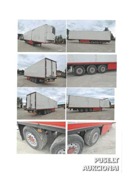 Parduodama SCHMITZ šaldymo puspriekabė 2013 m. Vilniuje, pradinė kaina 9075 EUR