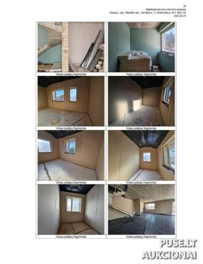 Dviviečio namo patalpos Vilniaus rajone, Nemėžio k. V. Sirokomlės g. 45, pradinė kaina 390400 EUR