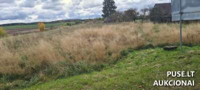 Žemės sklypas Šiaulių rajone, Gruzdžių miestelyje, pradinė kaina 2523 EUR
