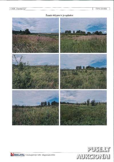 Žemės sklypas Elektrėnuose, Dubijos g. 34, pradinė kaina 148800 EUR